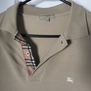 Men's Burberry London long-sleeved polo shirt